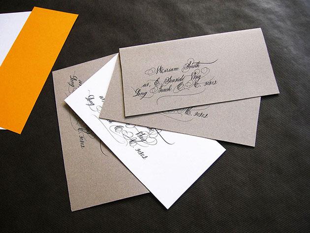 Calligraphe enveloppe paris, calligraphie enveloppes invitations paris, calligraphie paris