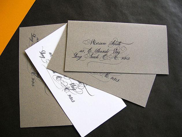 Calligraphe enveloppe paris, calligraphie enveloppes invitations paris, calligraphie paris