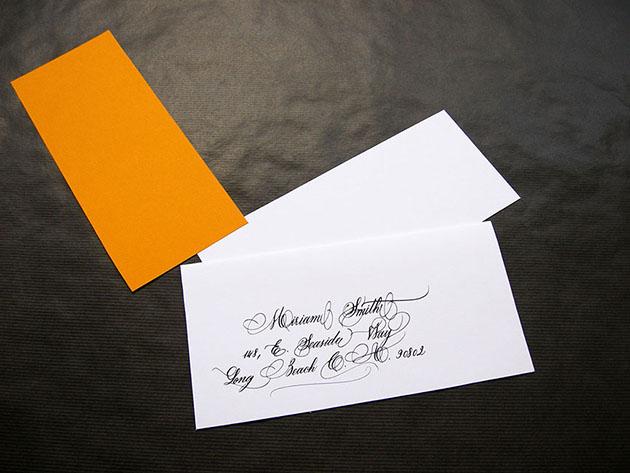 Calligraphe enveloppe paris, calligraphie enveloppes invitations paris, calligraphie paris