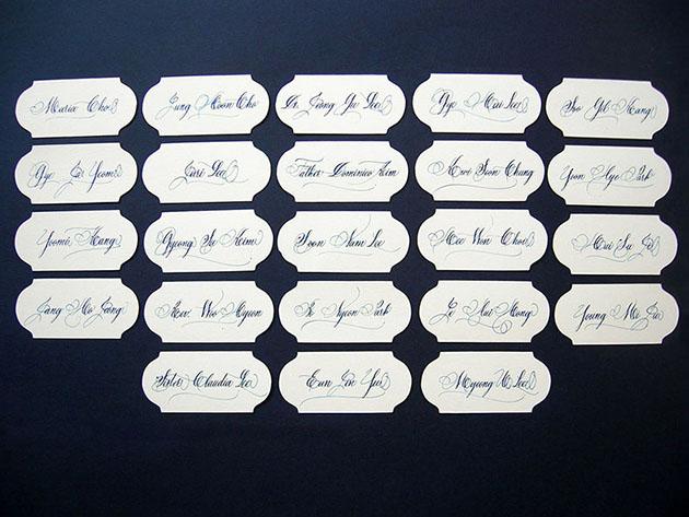 Calligraphie marque places mariage paris, marque places calligraphie, marque places mariage paris, cartons de table calligraphie, calligraphie cartons de table, plan de tables calligraphie mariage, calligraphie plan de table mariage