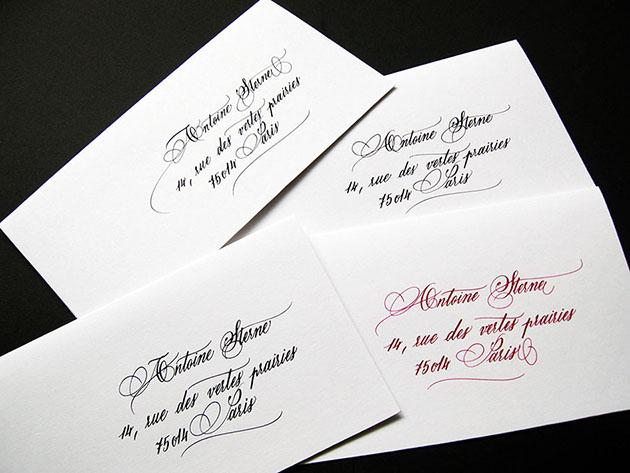 Calligraphie enveloppe, calligraphie enveloppes, enveloppes calligraphie mariage paris, enveloppe calligraphie paris, enveloppes calligraphie anglaise, enveloppe calligraphie paris