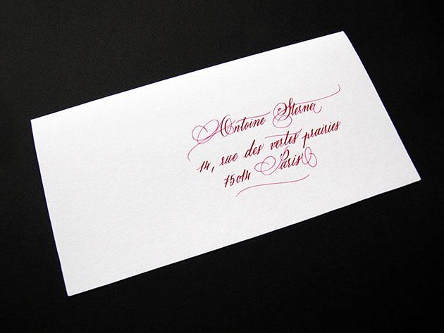 Calligraphie enveloppe, calligraphie enveloppes, enveloppes calligraphie mariage paris, enveloppe calligraphie paris, enveloppes calligraphie anglaise, enveloppe calligraphie paris