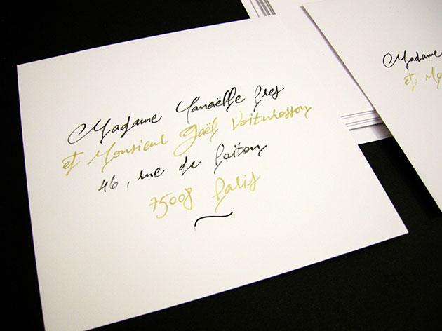 calligraphe, calligraphie enveloppe, calligraphe enveloppe paris, calligraphie enveloppe faire part mariage, enveloppes calligraphi&eacute;es, invitations calligraphi&eacute;es, calligraphe professionnel