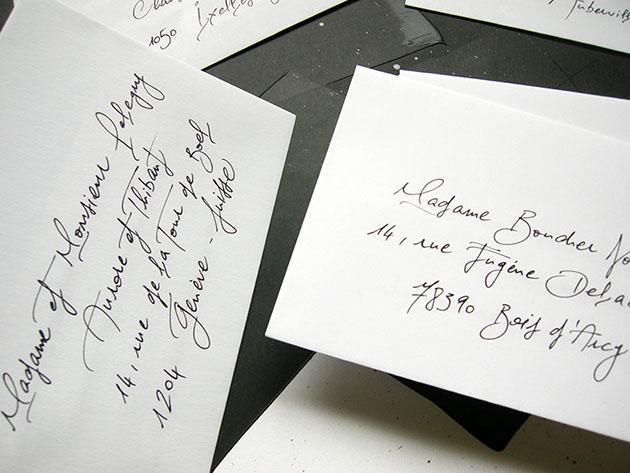 calligraphe enveloppes mariage paris, Excessial calligraphie 2024