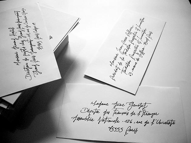 calligraphe professionnel paris