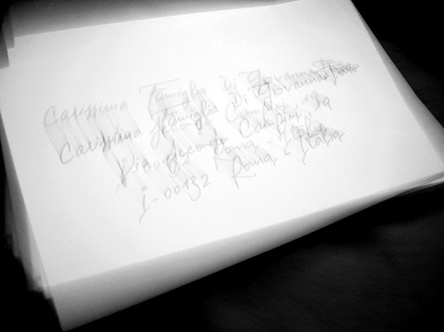 calligraphie enveloppes paris